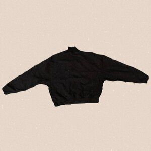 Preowned Champion Reverse Weave Mock Neck Crop sweatshirt